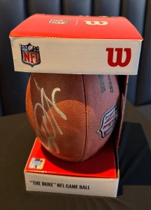 Kirk Cousins Signed Football